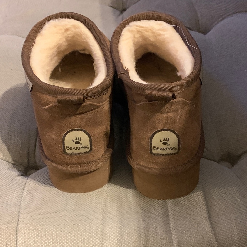 BearPaw Kids Tan Slippers